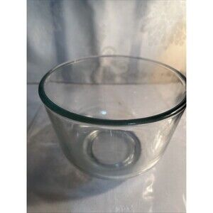 Sunbeam Mixmaster Small Mixing Bowl Clear Unmarked Dimple Glass 7 cup